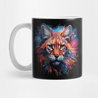 American Bobcat Rainbow Mug